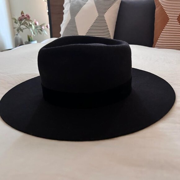 Lack of Color The Mirage Wide Brimmed Hat in Black